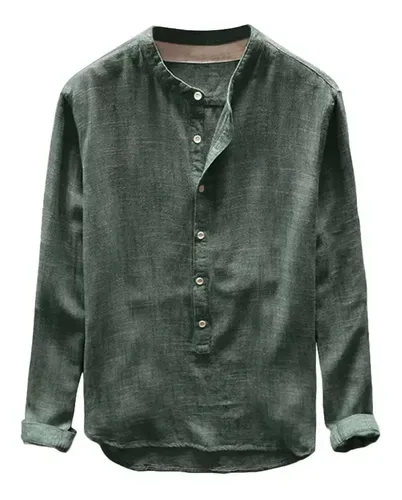 2026new Blusa Masculina I Moda Outono Inverno Botão ..