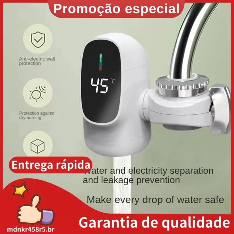 3000W Instant Electric Hot Water Aquecedor: O Fim do Frio nos Seus Banhos