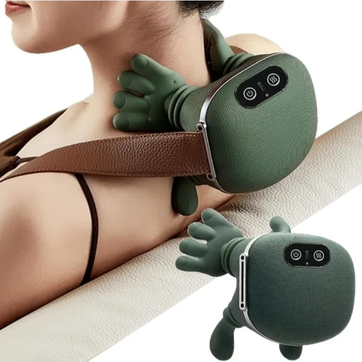 Alívie o Estresse com o Massageador de Pescoço e Ombros Portátil 3D