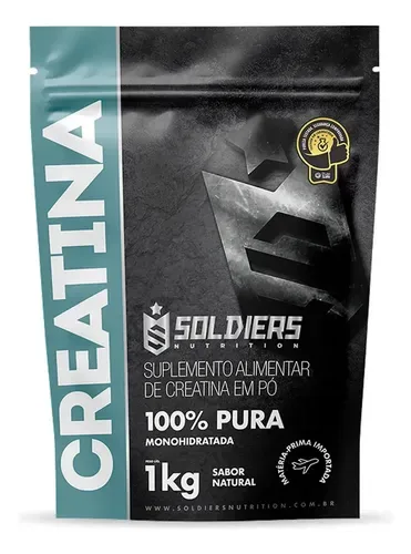 Aumente Sua Força e Resistência com o Suplemento de Creatina 1kg da Soldiers Nutrition