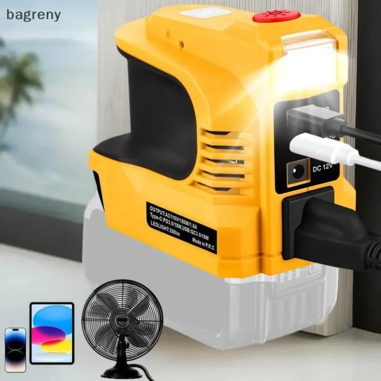 [bagreny] Inversor De Energia 180W DC 18V 21V Para AC 220V Adaptador USB Tipo C Ferramentas BR