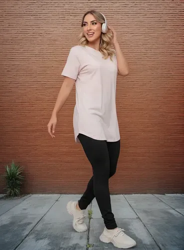 Blusa Feminina Longline Tapa Bumbum Cobre Legging Academia