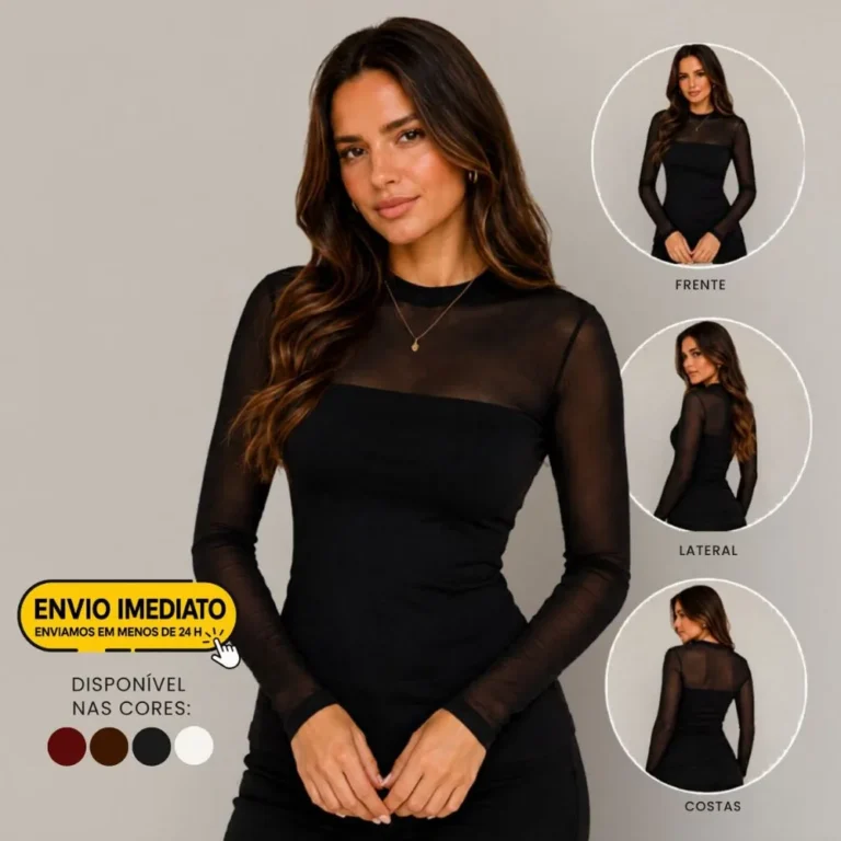 Blusa Tule Feminina: A Peça que Vai Revolucionar o Seu Guarda-Roupa