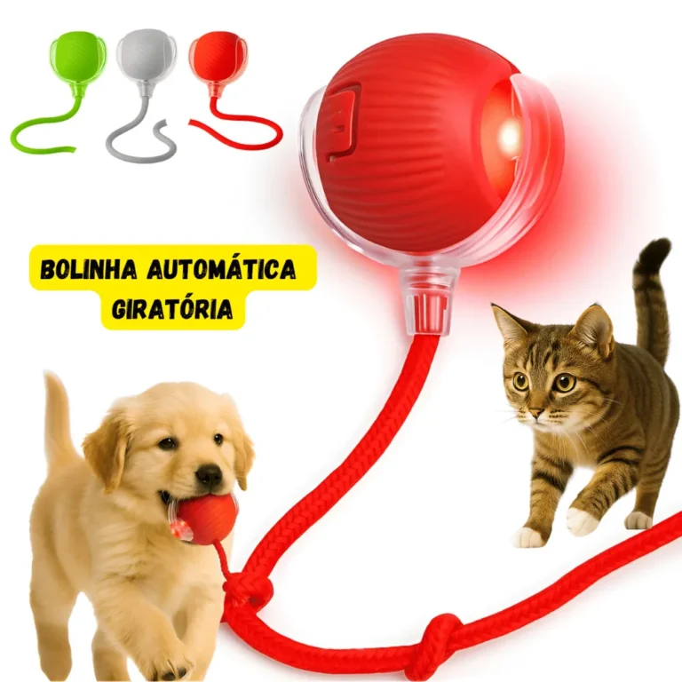 Bola Pet Eletrônica Interativa: O Brinquedo Inteligente para Seu Animal de Estimação