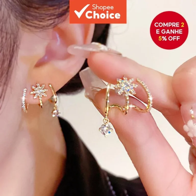 Brincos Femininos de Estrela de Oito Pontas: O Acessório Perfeito para Qualquer Ocasião