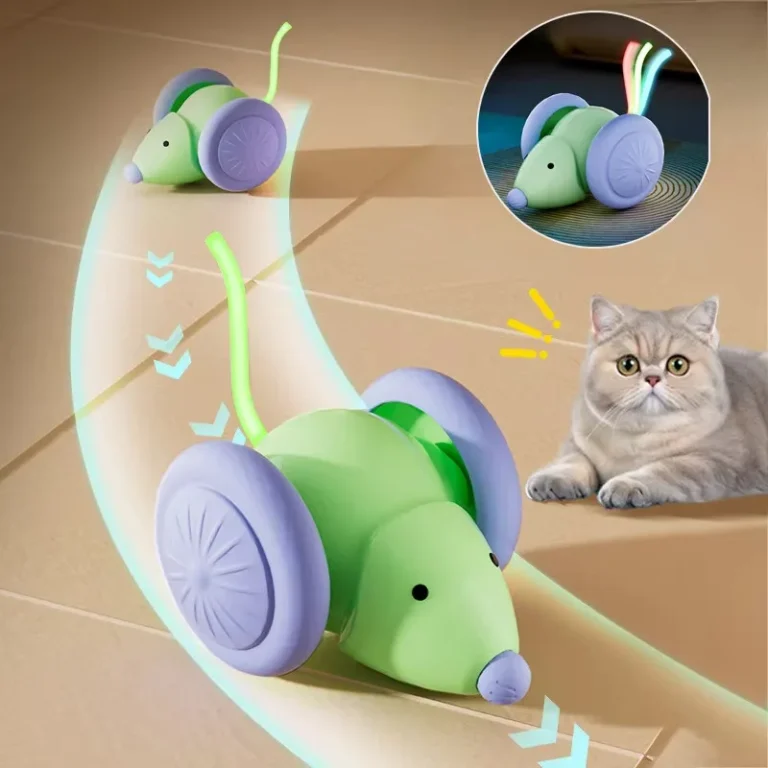 Brinquedo Eletrônico Interativo para Gatos – Rato USB que mantém seu felino ativo e feliz