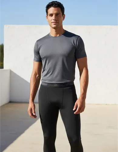 Calça Legging Masculina Esportiva Fitness Proteção Uv 50+