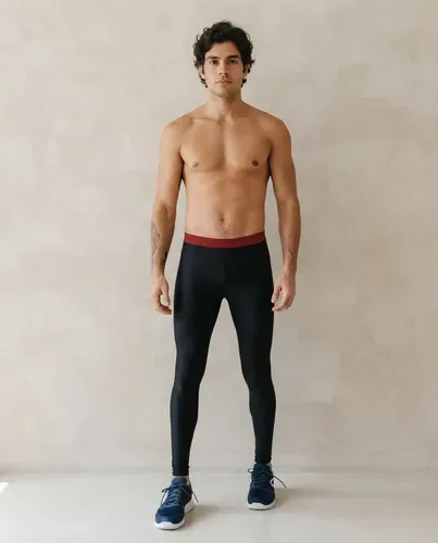 Calça Legging Masculina Ginastica Segunda Pele Bolso Sport