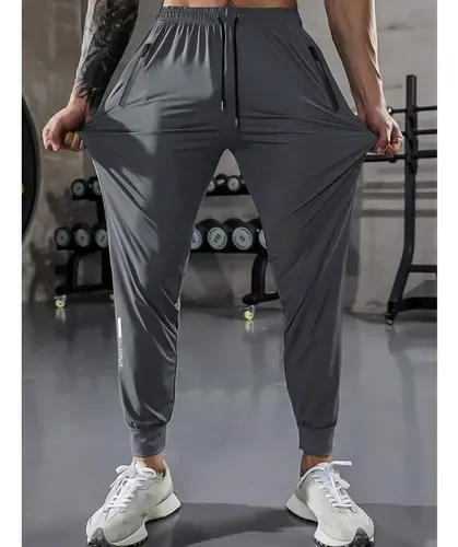 Calça Masculina Tactel Com Elastano Esportiva Academia Slim