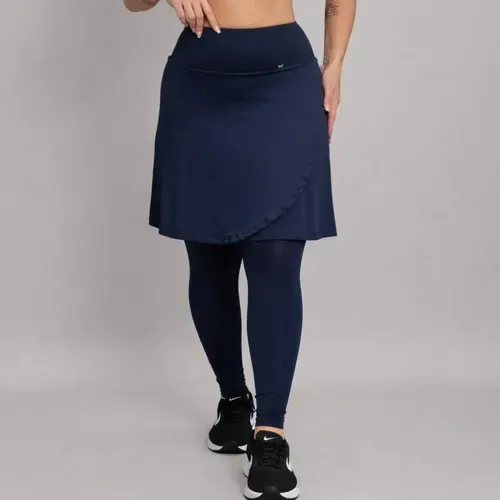 Calça Saia Midi Moda Evangélica Academia Atividades Físicas