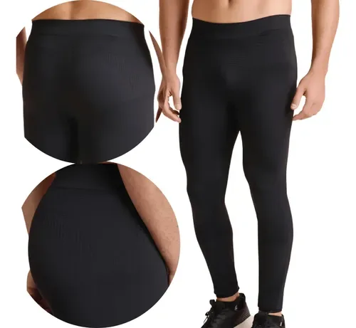 Calça Térmica Sem Costura Masculina X-run Uv Lupo