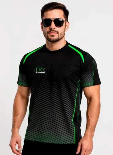 Camiseta Kawasaki Ninja T-shirt Camisa Big Trail Filtro Uv50