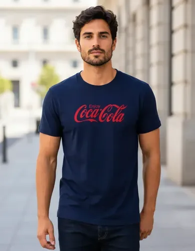 Camiseta Malha Algodão Tok Macio Coca Cola Mega Promoção