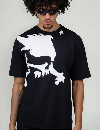 Camiseta Masculina Oakley Iconic Skull Tee Lançamento Preto