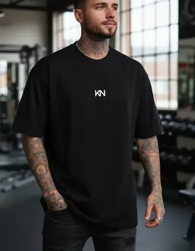Camiseta Masculina Oversized Básica Academia Street Koenig