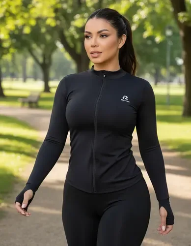 Camiseta Termica Uv 50 Blusa Academia Proteção Solar Zíper