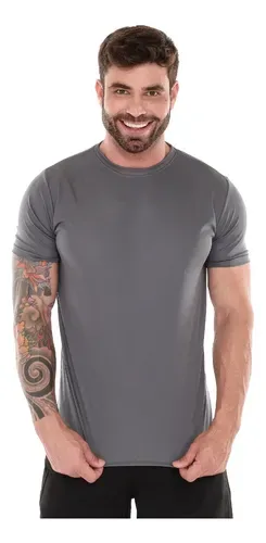 Camisetas Básicas Masculina Dry Fit Lisa