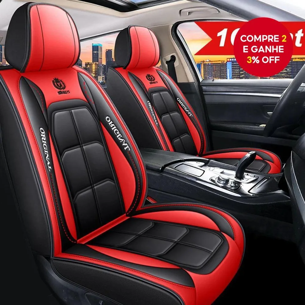 Capa De Assento Universal De Couro PU Premium Para Carro , 1 Peça Frontal Ou Conjunto Completo De Almofada Interior À Pr