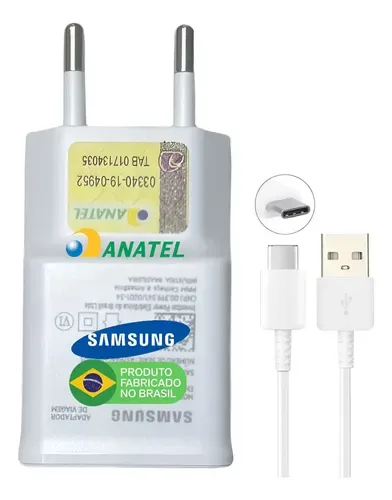 Carregador Original Samsung Turbo M54 A54 A23 A14 A34 M13 Br