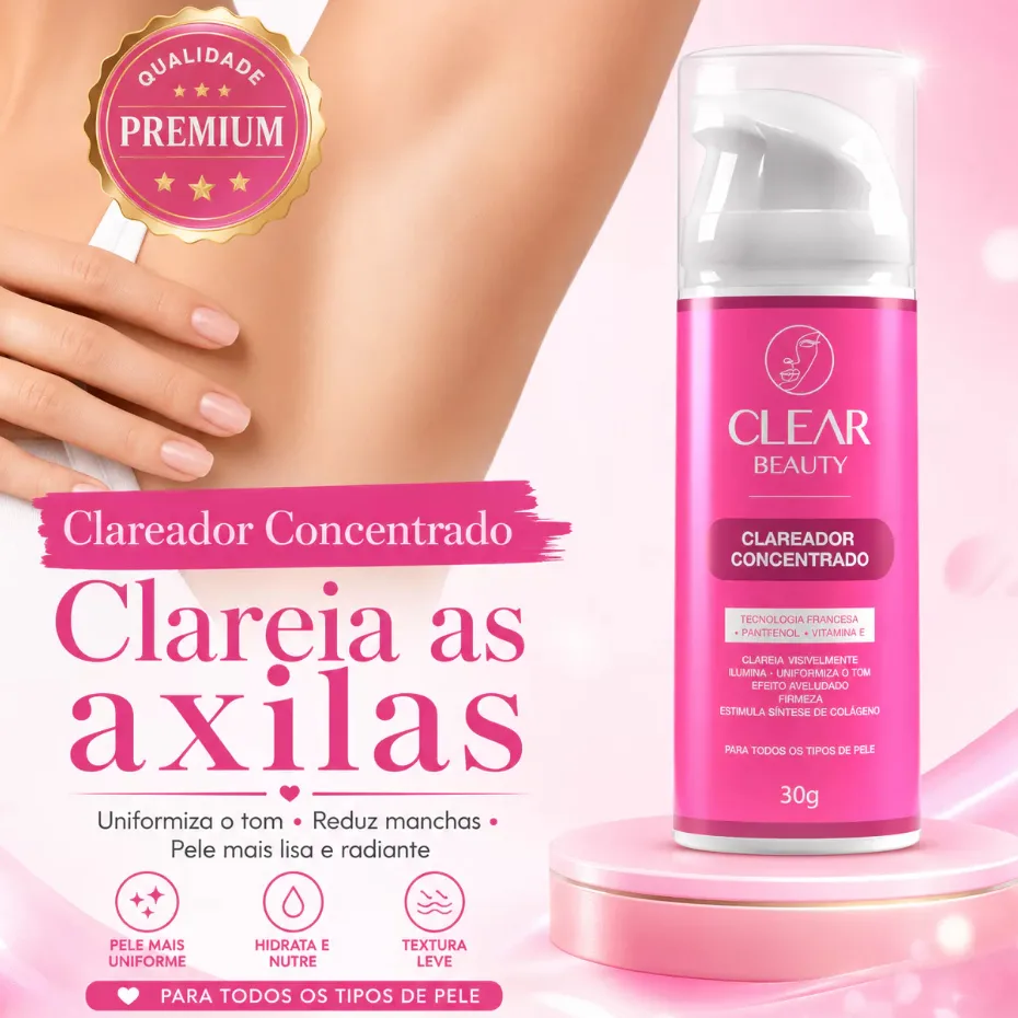 Clareador de Virilha e Axila: O Segredo para Partes Íntimas Iluminadas