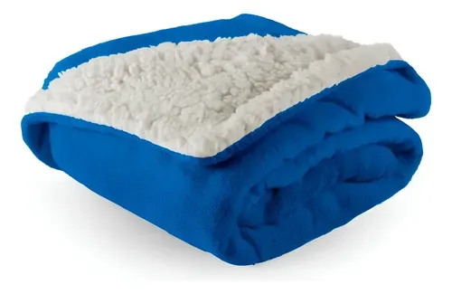 Cobertor Manta Bebê Sherpa Dupla Face 75 X 95 Confortável