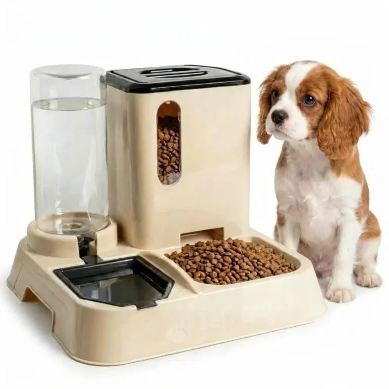 Comedouro e Bebedouro Automático para Gatos e Cães Premium 1L Jelplast