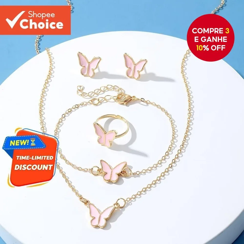 Conjunto de Jóias Femininas Elegante: O acessório perfeito para qualquer ocasião!
