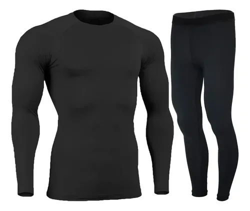 Conjunto Segunda Pele Térmico Uv Calça E Blusa Manga Longa