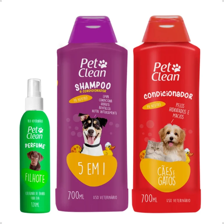 Descubra o Kit Banho Higiene Shampoo 5 em 1: O Melhor Amigo do Seu Pet!