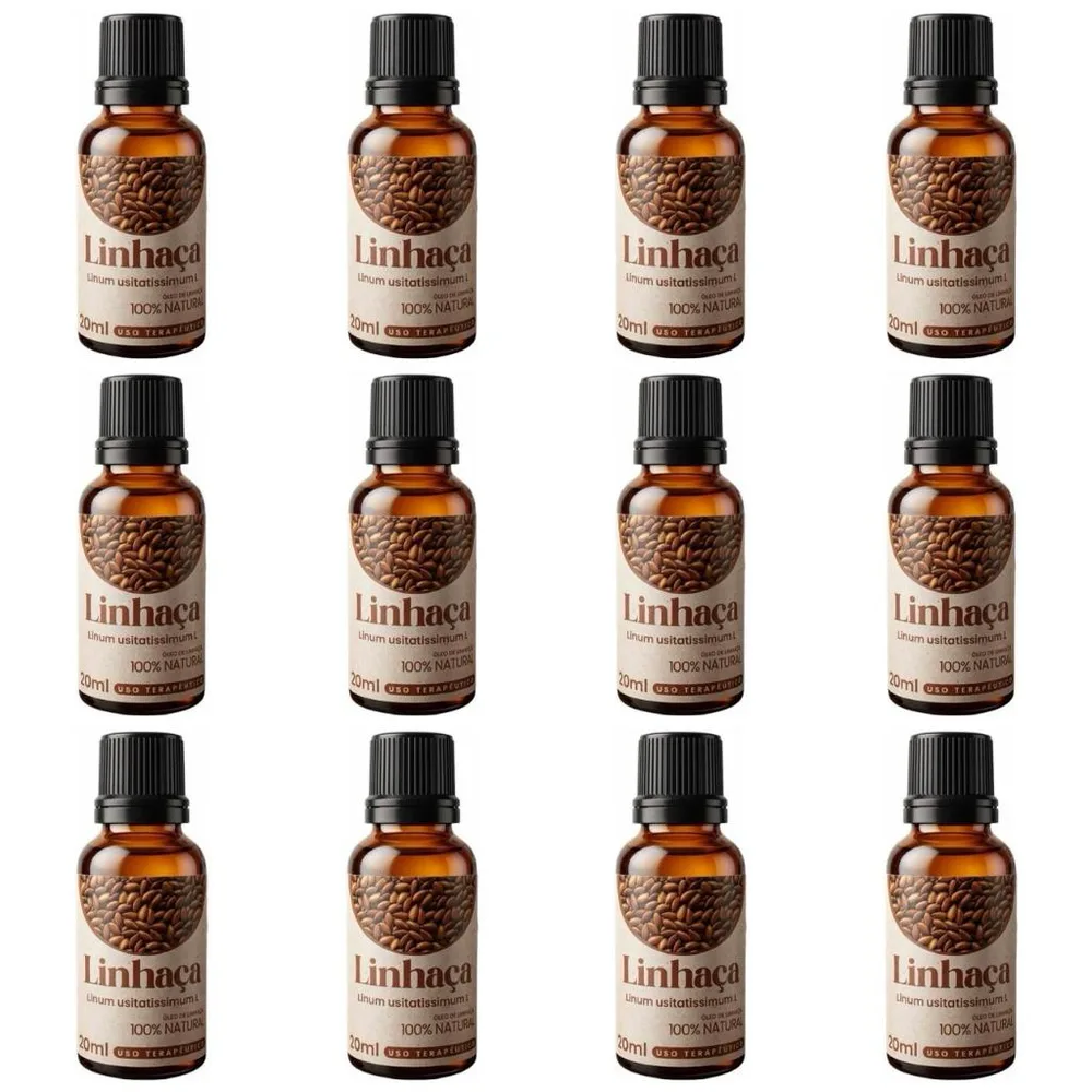 Descubra o Poder do Óleo de Linhaça para a Sua Beleza: 12x Óleo de Linhaça BioSencia 20ml