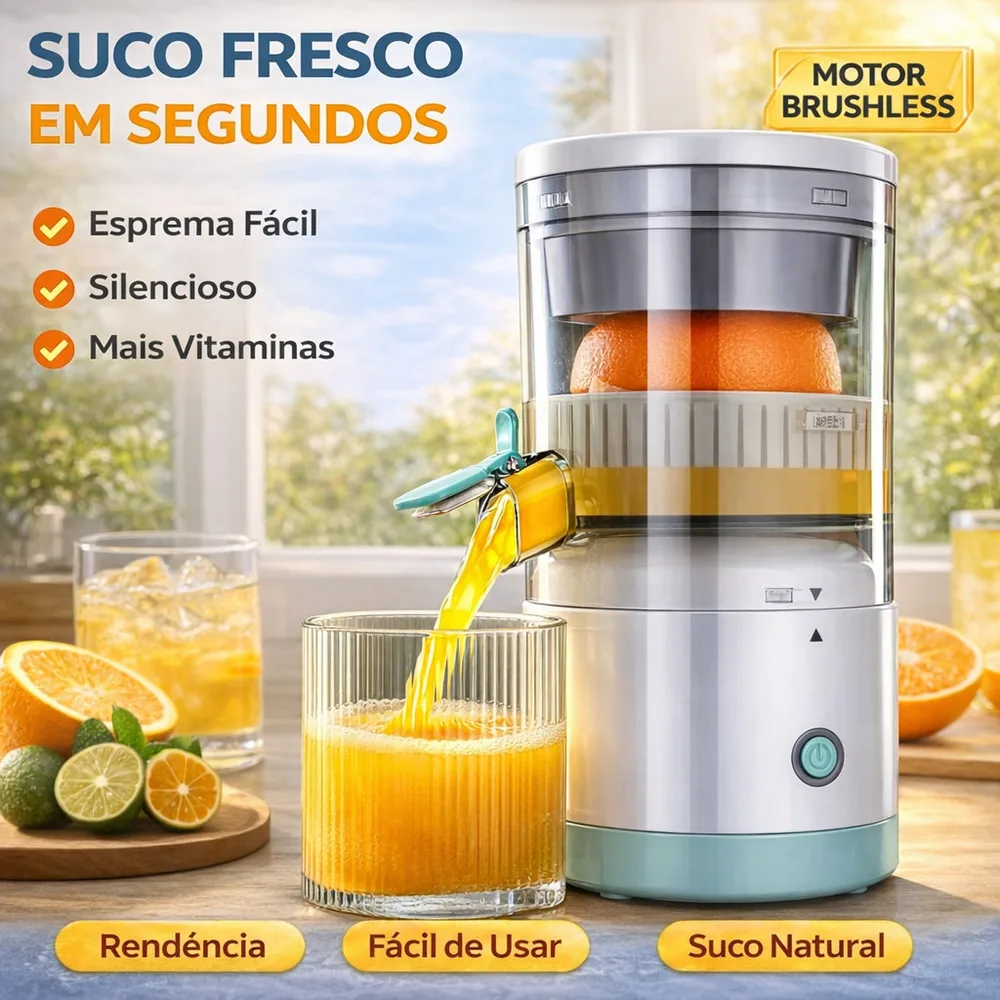 Espremedor Elétrico de Frutas Automático: O Melhor Amigo da Sua Saúde