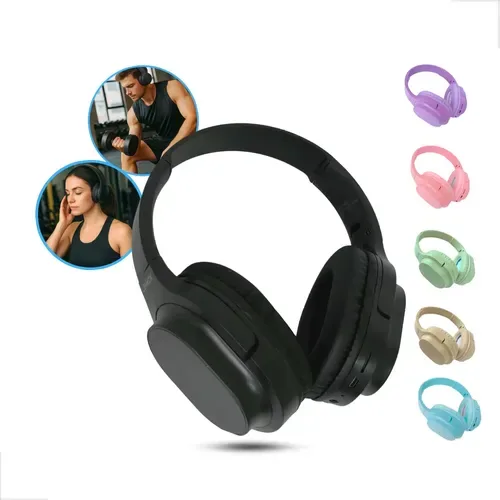 Fone De Ouvido Bluetooth Headphone Sem Fio Over-ear Headset