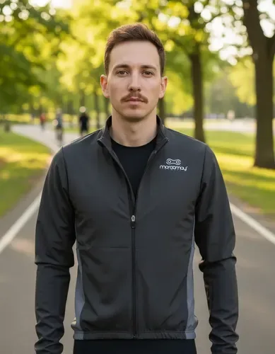 Jaqueta Corta Vento Ciclismo Masculina Márcio May Sport Cinz
