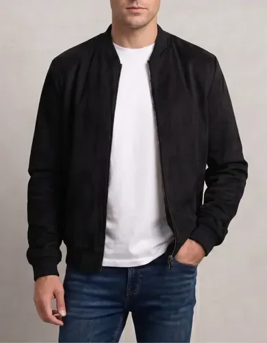 Jaqueta Masculina Bomber Suede Premium Elegante