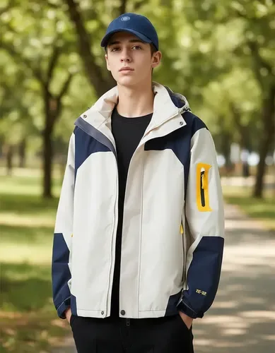 Jaqueta Masculina Corta-vento Cardigan Impermeável Ar Livre