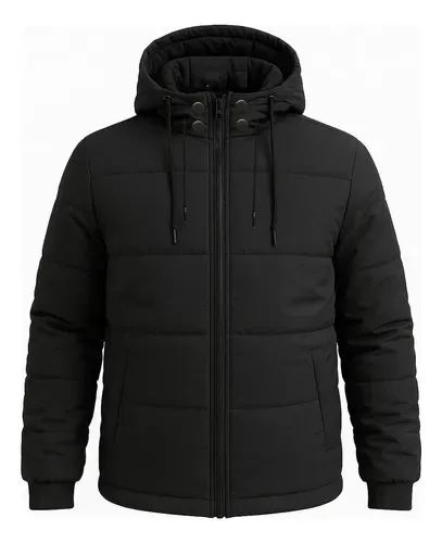 Jaqueta Masculina Nylon Acolchoada Bobojaco Corta Vento Frio