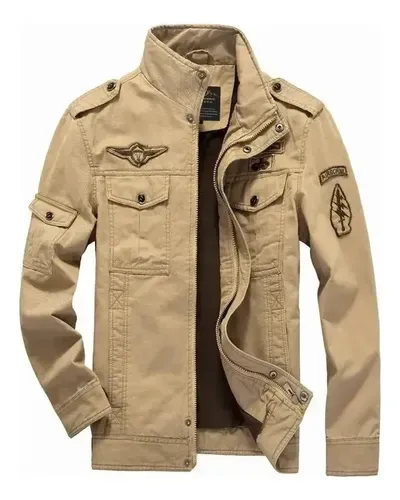 Jaqueta Militar Masculina Com Zíper