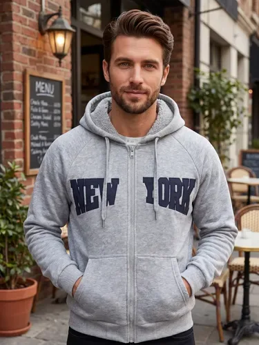 Jaqueta Moletom Masculina Peluciada Casaco Frio