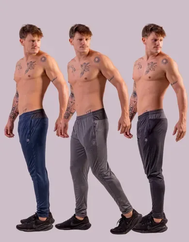 Kit 3 Calça Masculina Fitness Academia Esportiva Premium