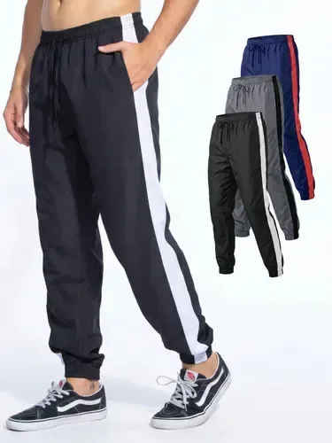 Kit 3 Calças Jogger Masculina Tactel Conforto Estilo Esporte