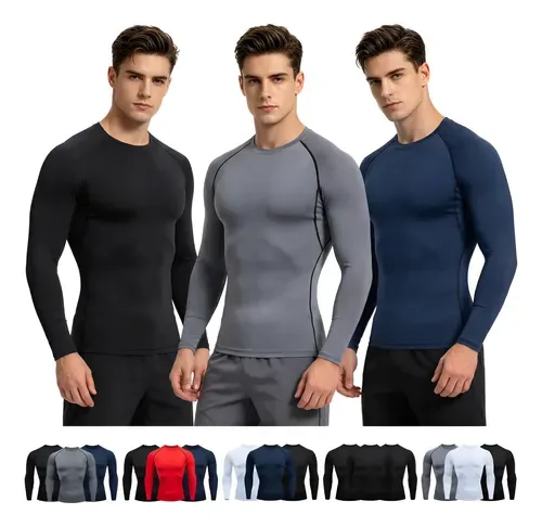 Kit 3 Camisetas Térmicas Masculina Térmica Proteção Solauv50