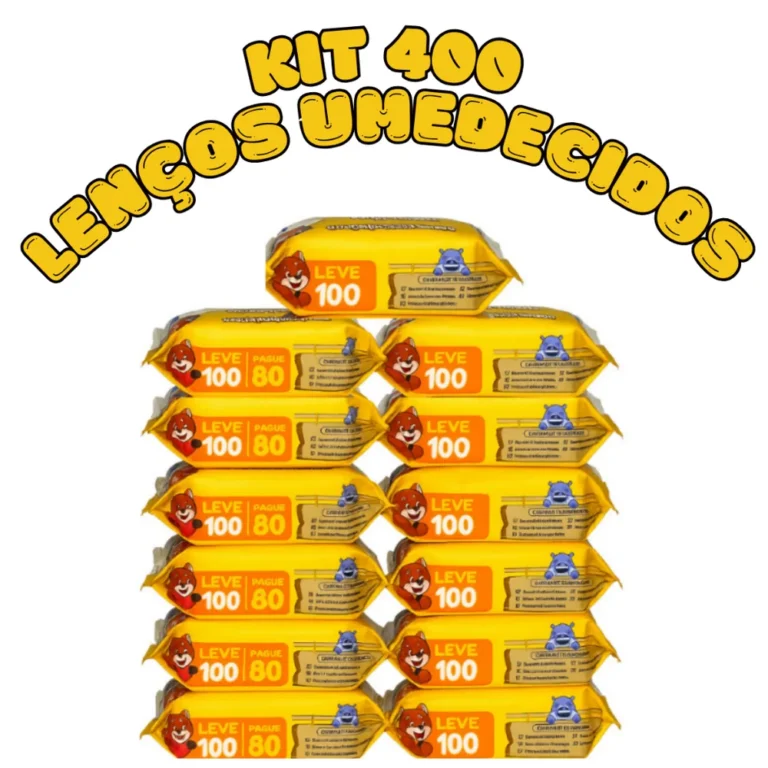 Kit 400 Toalhas Umedecidas Chameguinho: O Melhor Amigo dos Pais!