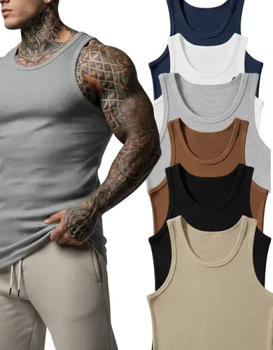 Kit 6 Regata Modelo Americano Canelada Premium Masculina