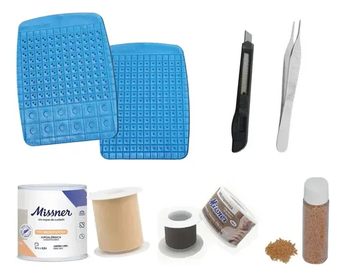 Kit Auriculoterapia Iniciante Com Placa - Casa Da Aurículo