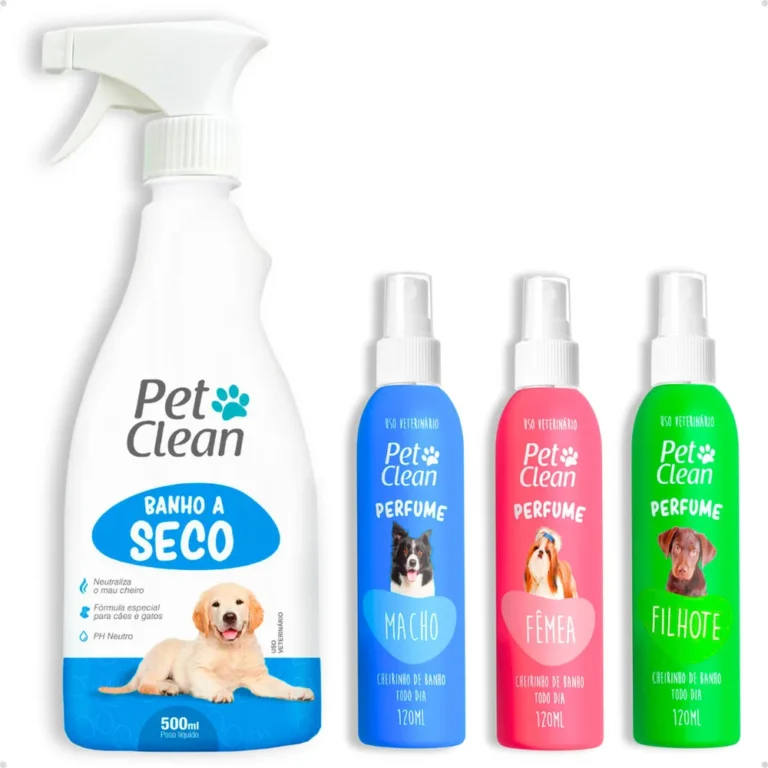 Kit Banho a Seco Spray + Perfume Colônia Pet Clean – Review Completo e Por Que Você Precisa Comprar Agora