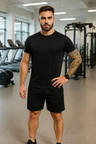 Kit Conjunto Dry Fit Masculino Slim Treino Academia