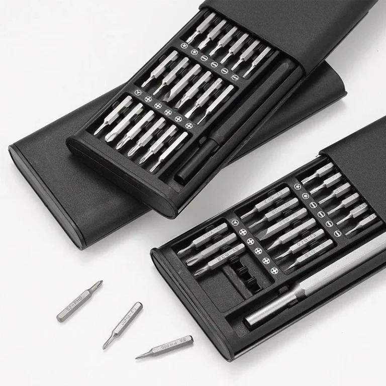 Kit Jogo Ferramenta Chave Magnética Precisão 24 Peças Pequenos Reparos Celular PC Notebook Óculos