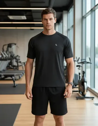 Kit Shorts + Camiseta Masculino 100% Original Lupo Run Sport