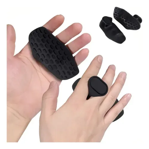 Luva Academia Protetor Mão Treino Anti Calo Max Grip Preto Geométrico Antiderrapante Mais Pegada E Menos Suor Progressão De Peso Federal's Store