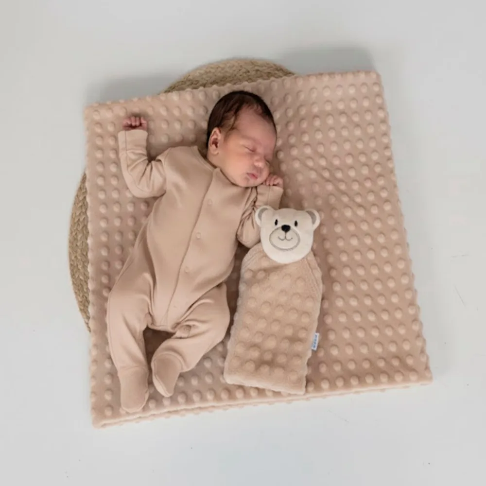 Manta Cobertor de Bebê c/ Naninha: O Presente Perfeito para Seu Pequeno